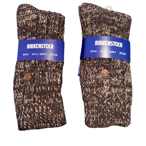 Birkenstock Accessories - Birkenstock Sydney Brown Socks, 2 Pairs, NWT!  Size EU 39-42 , US 8-11.5